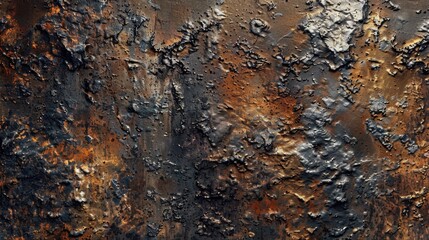 Detailed view of a rusted metal surface, perfect for industrial backgrounds.