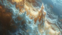 A Close Up Of A Large Cloud With Some Water In It, AI