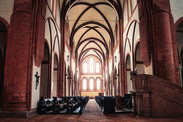 Lehnin Monastery in Brandenburg - Cloister - Church - Abbey - Germany  - Religion - Kloster