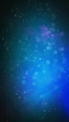 Wall Mural - vertical blue particle smoke atmosphere 4k loop features particles and smoke moving through a blue a