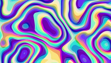 Leinwandbilder - Colorful Seamless Fluid Art Abstract Background. animation. Loop animation