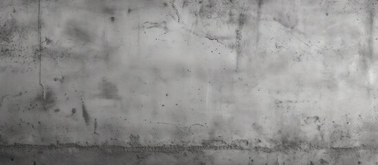 Canvas Print - A close up photo of a monochrome grey concrete wall featuring a rectangular design. The frozen landscape contrasts with the natural wood and twig elements