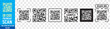 © yukipon00 - QR code Scan icon. QR code scan payment Digital scanning smartphone illustration vector.