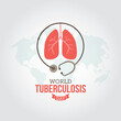 World Tuberculosis day vector illustration day. World Tuberculosis day themes design concept with flat style vector illustration. Suitable for greeting card, poster and banner.
