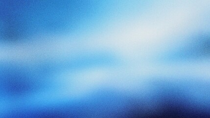 Wall Mural - royal blue, sky blue, white, gradient background with grain and noise texture