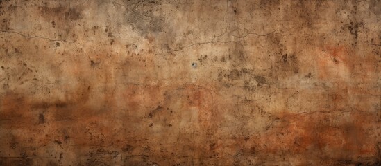 Poster - A close up of a brown marble texture with a blurred background, resembling hardwood flooring. The pattern and earthy tones create a unique art piece