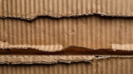 Brown cardboard texture background, a rustic canvas embodying natural charm and tactile warmth, Ai Generated.