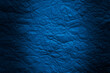 しわくちゃの和紙　暗い青のフレーム