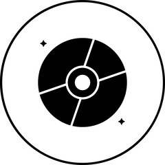 Sticker - Compact Disk Icon