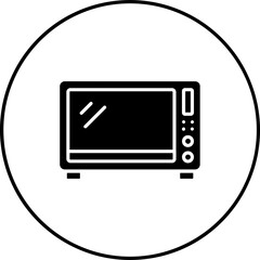 Sticker - Microwave Icon