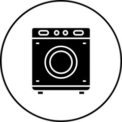 Sticker - Washing Machine Icon