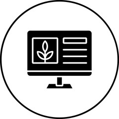 Canvas Print - Organic Content Icon