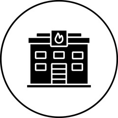 Sticker - Fire Station Icon