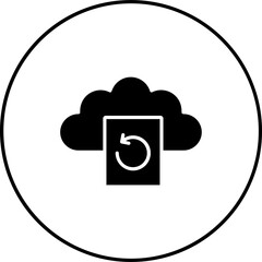 Canvas Print - Backup File Icon