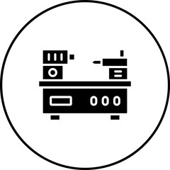 Poster - Lathe Icon