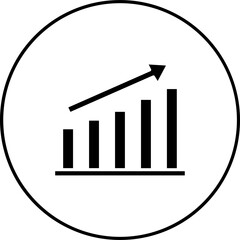 Sticker - Bar Chart Icon