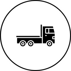 Wall Mural - Trailer Truck Icon