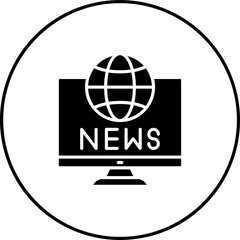 Sticker - Global News Icon