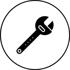 Wall Mural - Wrench Icon