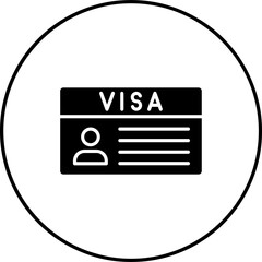 Wall Mural - Visa Icon