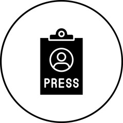 Poster - Press Pass Icon