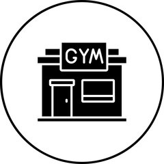 Canvas Print - Gym Icon