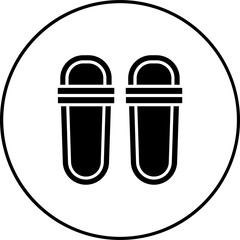 Wall Mural - Slippers Icon