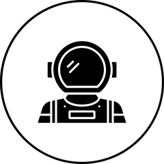 Canvas Print - Astronaut Icon