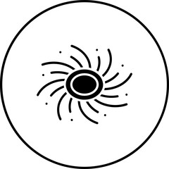 Sticker - Black Hole Icon