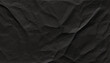 © happyjack29 - Black crumpled paper texture, damaged wrinkled paper. Abstract textured rumpled page background