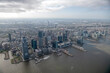 View of New York from a helicopter