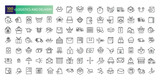 Fototapeta  - Logistics and Delivery Simple Set of Delivery Related Vector Line Icons. Contains such Icons as Priority Shipping, Express Delivery, Tracking Order and more.