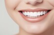 © Andrei - Close-up of Perfect White Smile on a Woman's Face