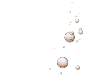 Wall Mural - Flowing champagne bubbles