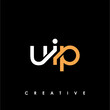 UIP Letter Initial Logo Design Template Vector Illustration