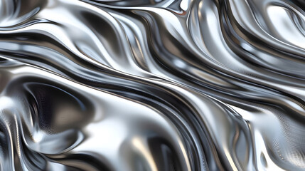 holographic silver abstract Background, Abstract Wavy Texture