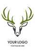 Deer wild logo icon 011