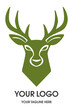 Deer wild logo icon 006