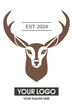 Deer wild logo icon 009