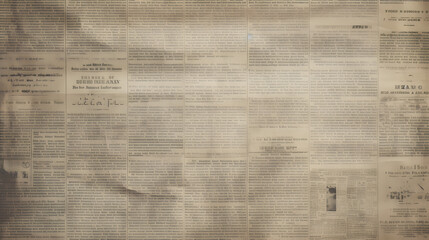 Desktop background of A well-preserved vintage newspaper