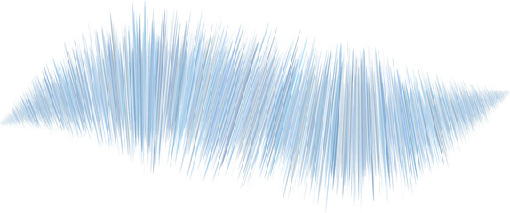 Blue gradient dynamic spiky lines wave pattern
