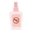 mosquito repellent spray. vector illustration