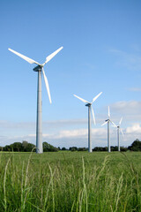 wind turbine in the field