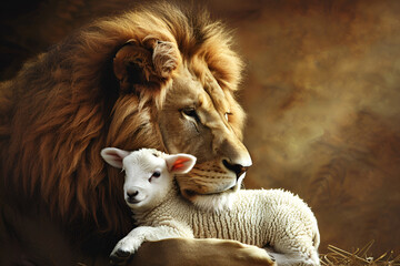 In Judaism, both the lion and the lamb carry symbolic significance