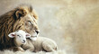 The lion and the lamb are emblematic of Judaism