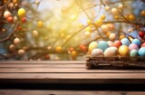 Fototapeta Zachód słońca - Easter Eggs