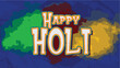 Vector illustration of happy holi sale banner template for app and website