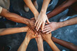 Unity and Connection, A Group of People Holding Hands Together