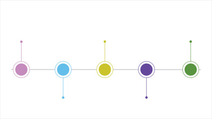Wall Mural - Timeline infographic presentation layout fully editable.