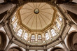 Ceiling decoration of Santa Maria della Salute church dome, Venice, Italy
